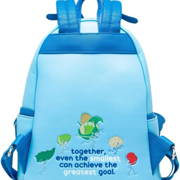 🐜NWT Loungefly Disney Pixar A Bug’s Life Flik Mini Backpack - Picture 4 of 12